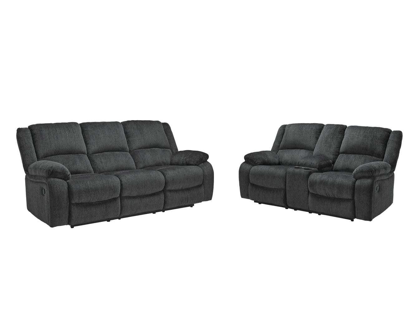 Draycoll Reclining Sofa and Loveseat - MyWaynesHome #