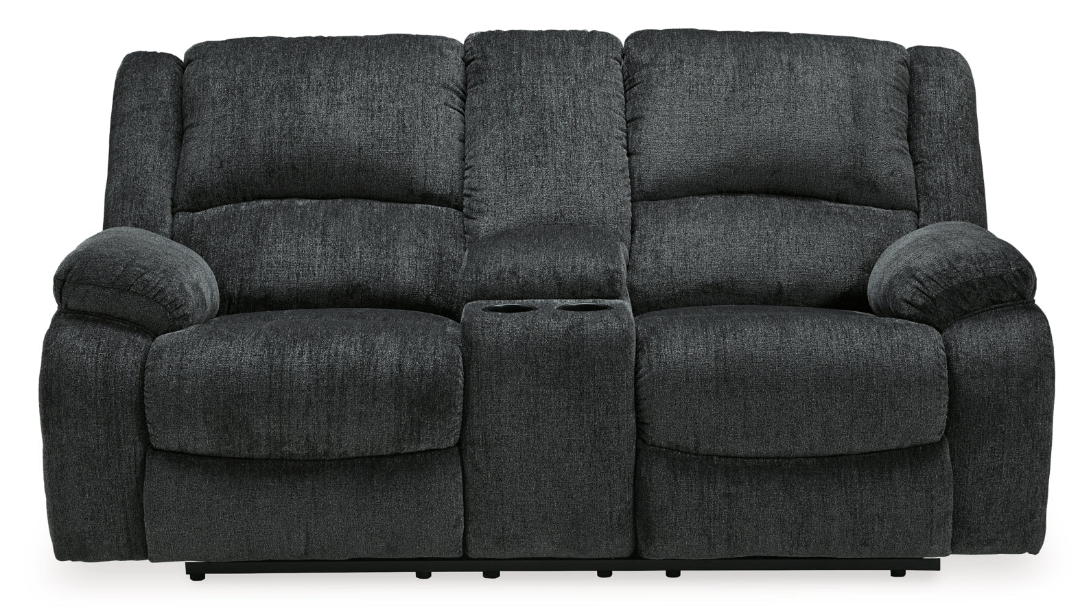 Draycoll Power Reclining Loveseat with Console - MyWaynesHome #