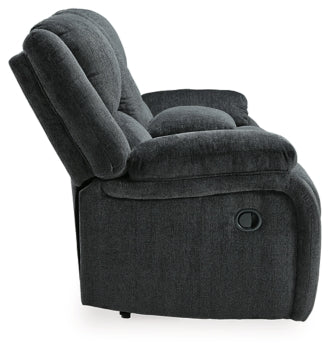 Draycoll Reclining Loveseat with Console - MyWaynesHome #