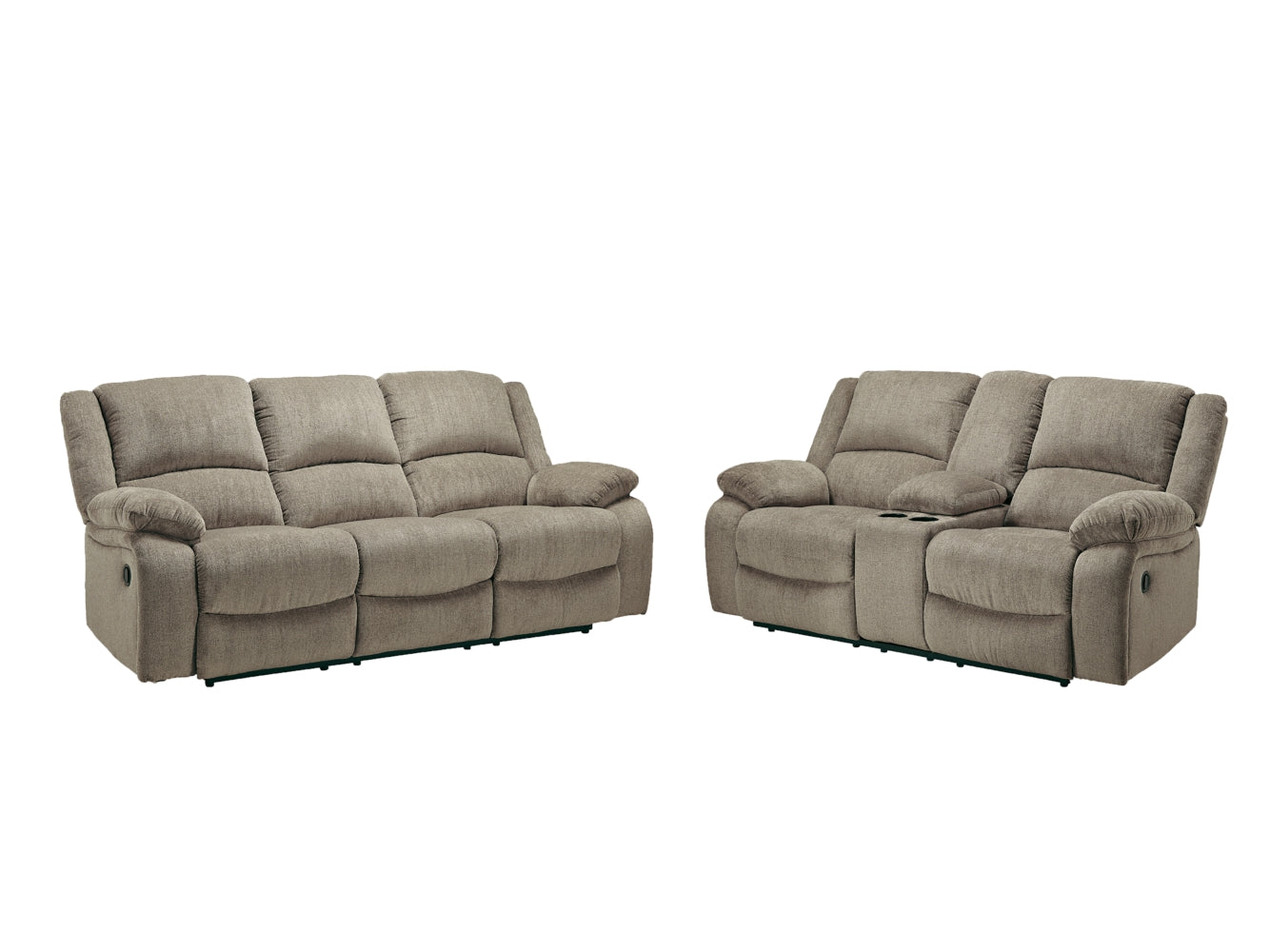 Draycoll Reclining Sofa and Loveseat - MyWaynesHome #