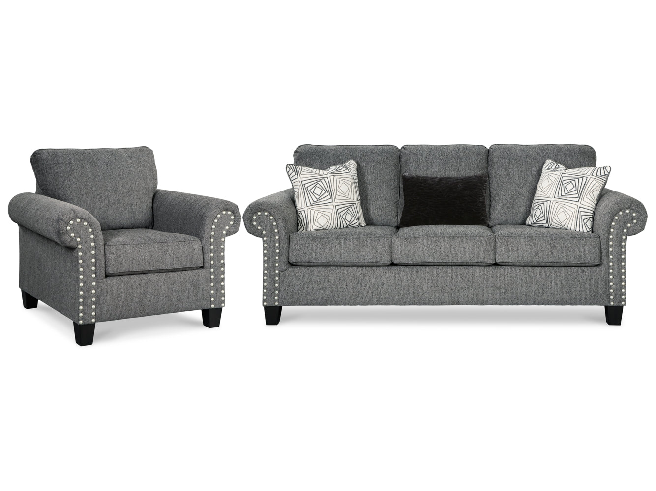 Agleno Sofa and Chair - MyWaynesHome #