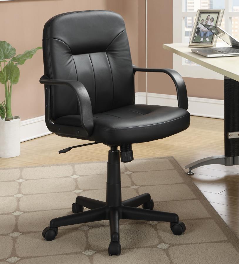 Minato Black Office Chair - MyWaynesHome #