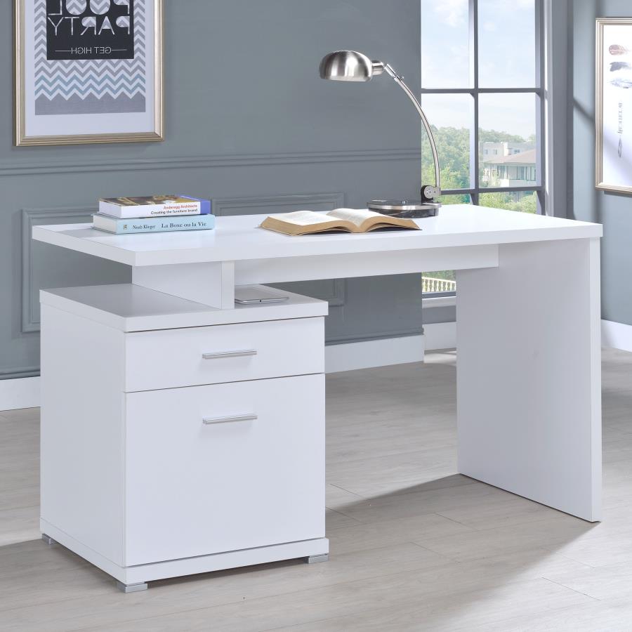 Irving White Computer Desk - MyWaynesHome #