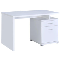 Irving White Computer Desk - MyWaynesHome #