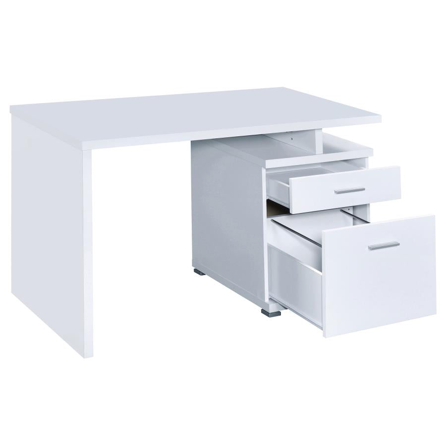 Irving White Computer Desk - MyWaynesHome #