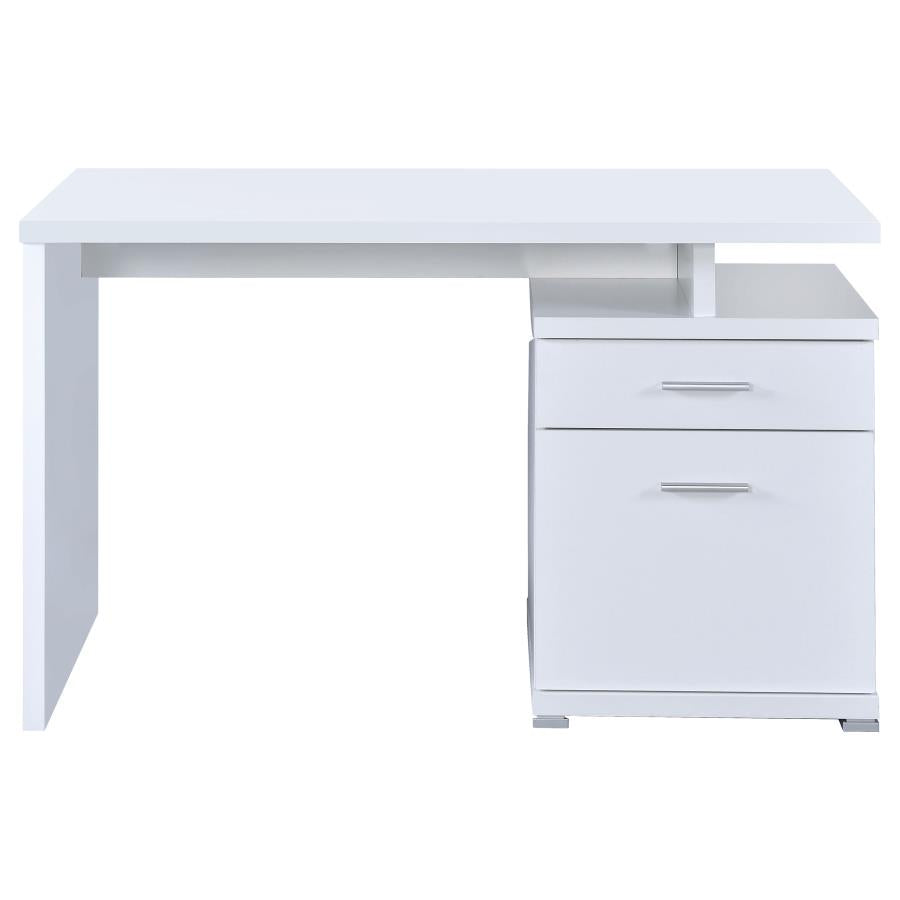 Irving White Computer Desk - MyWaynesHome #