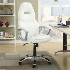 Bruce White Office Chair - MyWaynesHome #