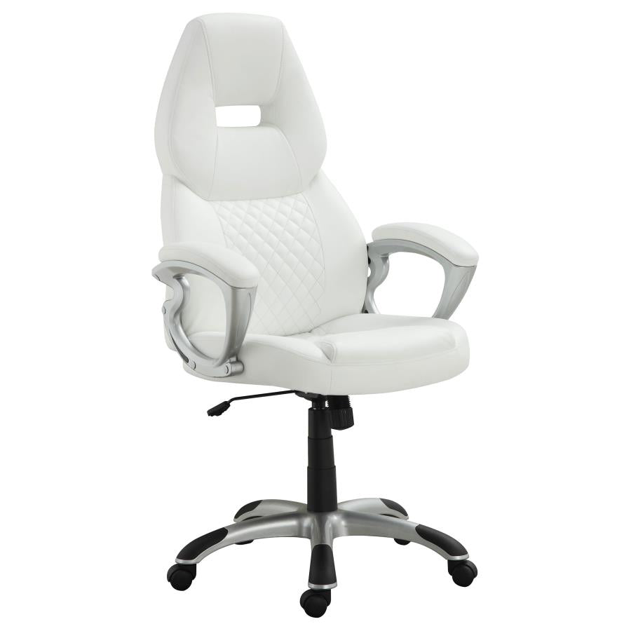 Bruce White Office Chair - MyWaynesHome #