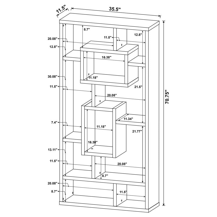 Howie White Bookcase - MyWaynesHome #