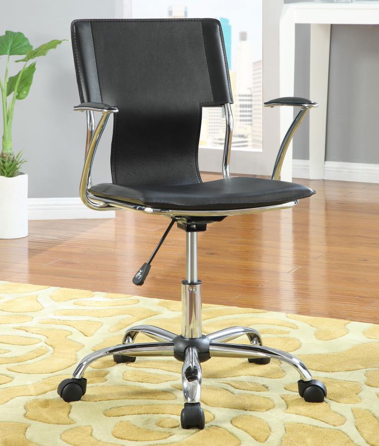 Himari Black Office Chair - MyWaynesHome #