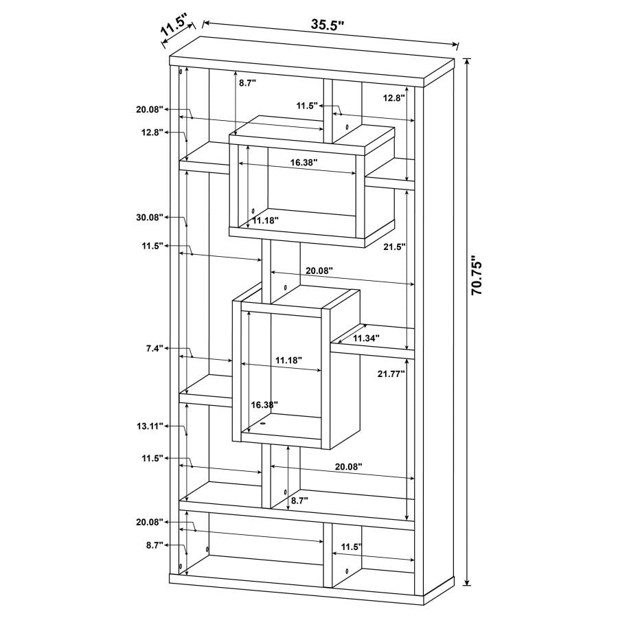 Howie Brown Bookcase - MyWaynesHome #