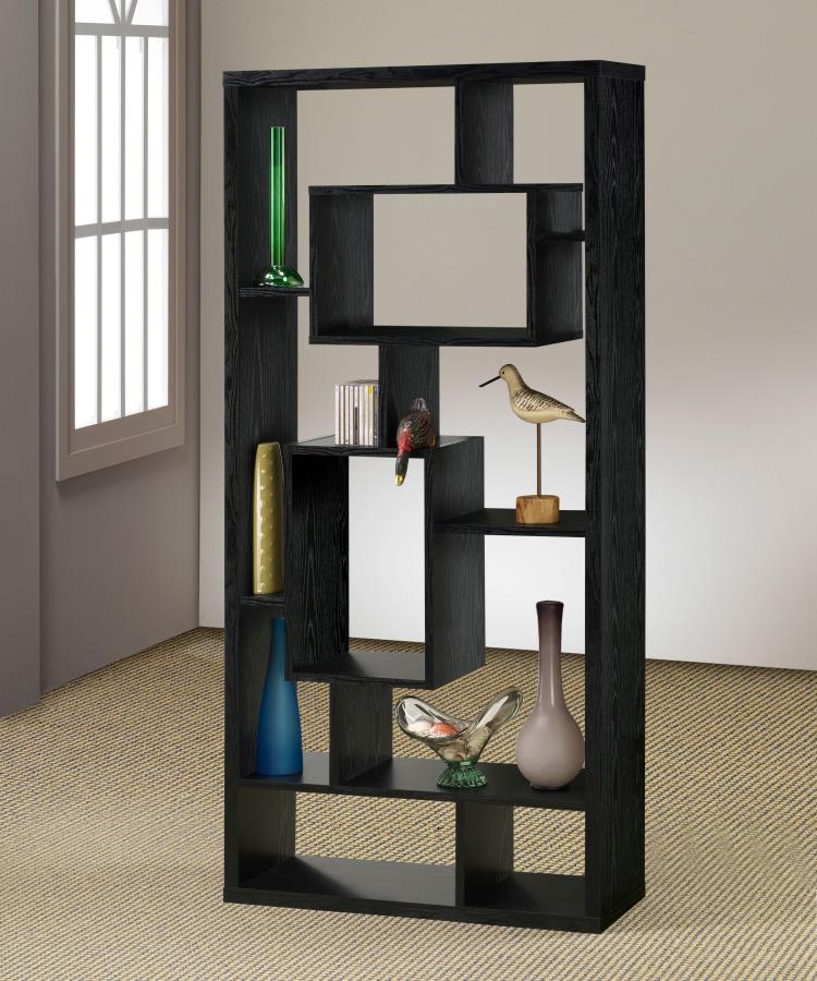 Linbrook Black Bookcase - MyWaynesHome #