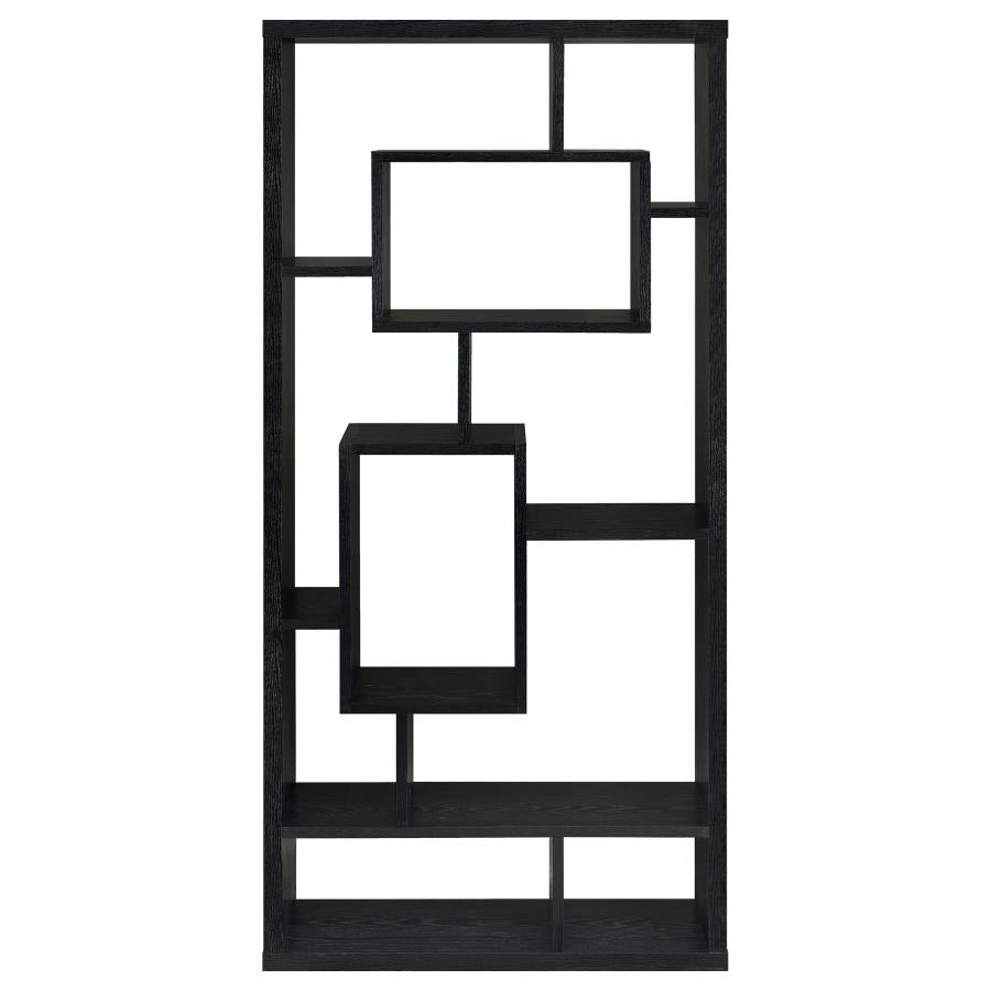 Linbrook Black Bookcase - MyWaynesHome #