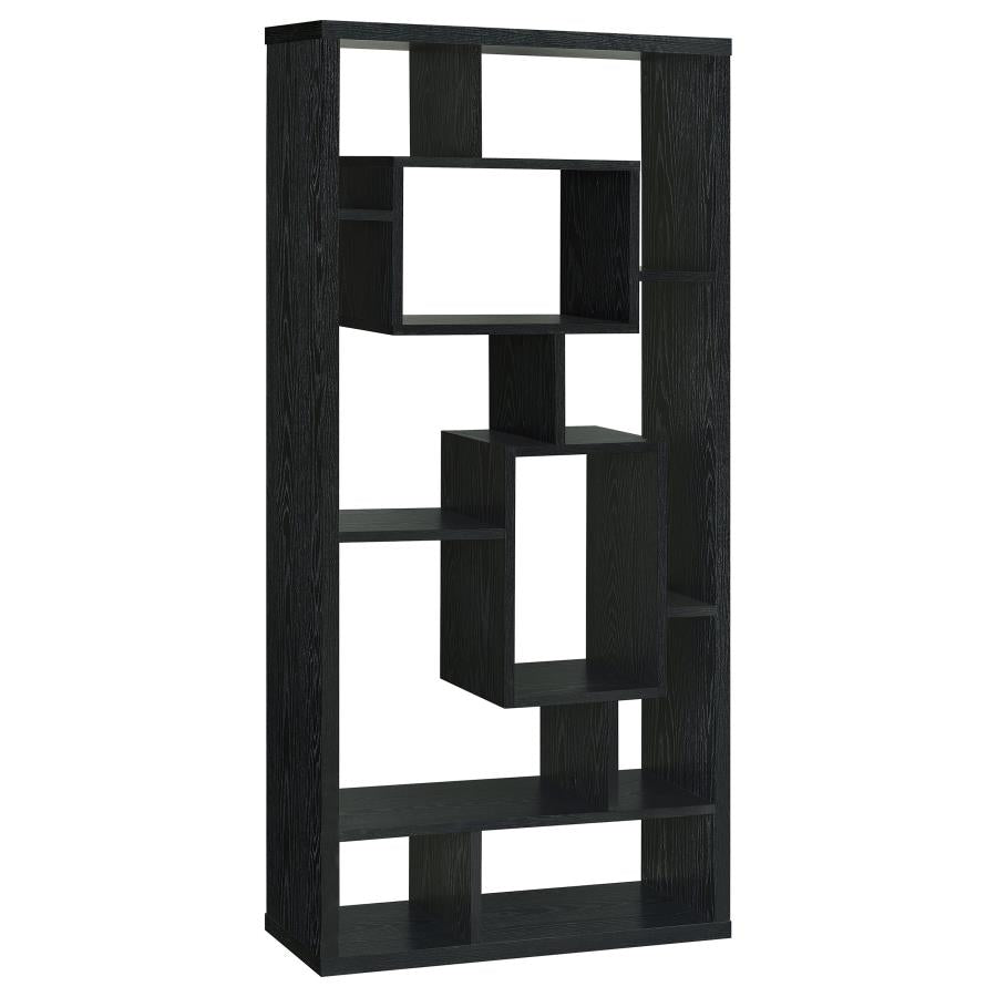 Linbrook Black Bookcase - MyWaynesHome #