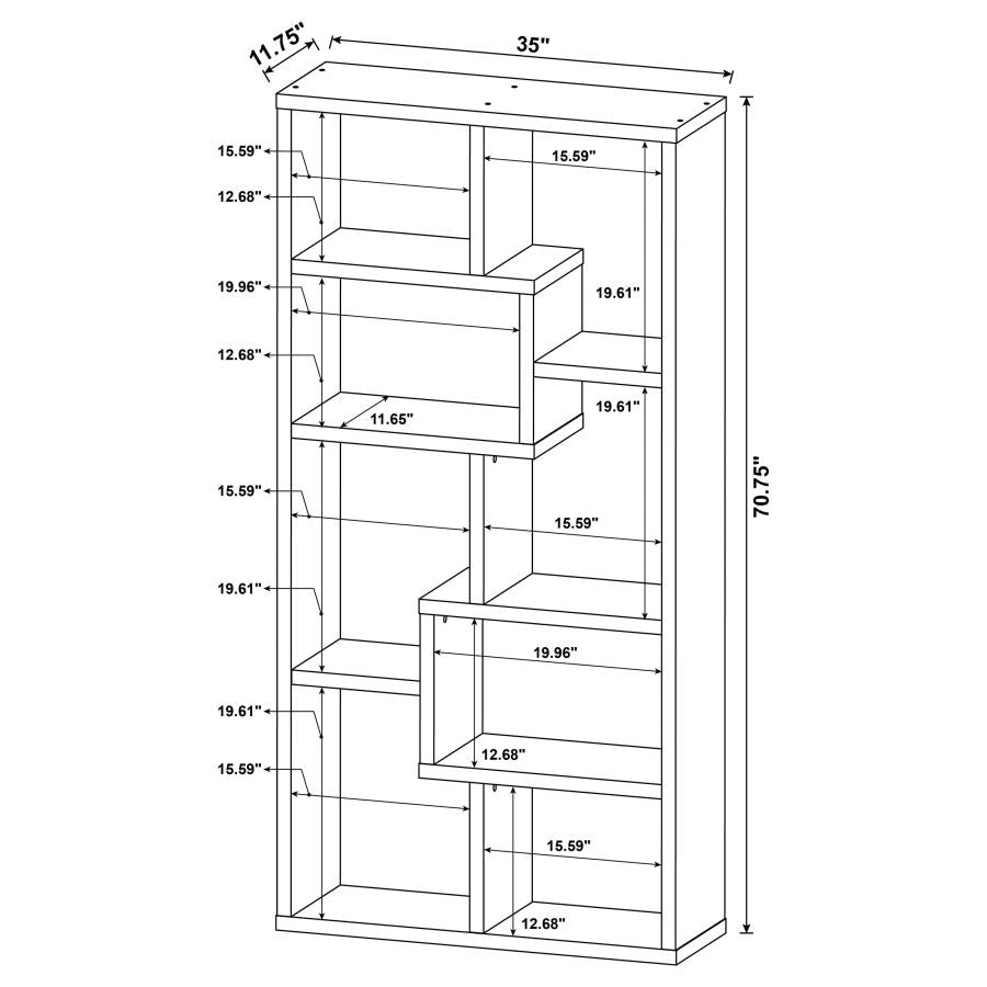 Theo Brown Bookcase - MyWaynesHome #