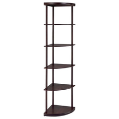 Bonwick Brown Corner Bookcase - MyWaynesHome #