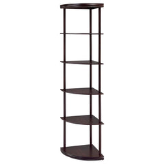 Bonwick Brown Corner Bookcase - MyWaynesHome #