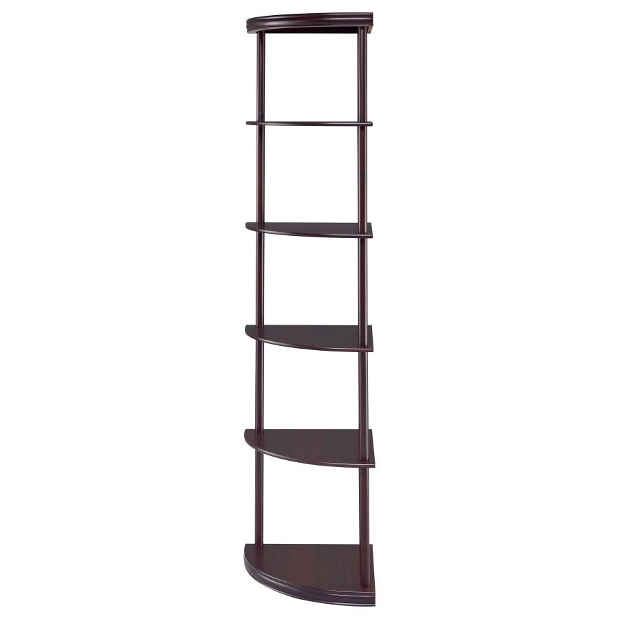 Bonwick Brown Corner Bookcase - MyWaynesHome #
