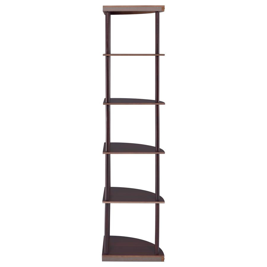 Bonwick Brown Corner Bookcase - MyWaynesHome #