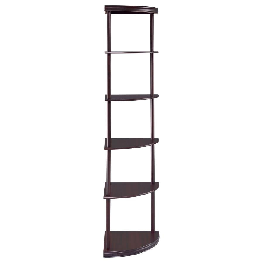 Bonwick Brown Corner Bookcase - MyWaynesHome #