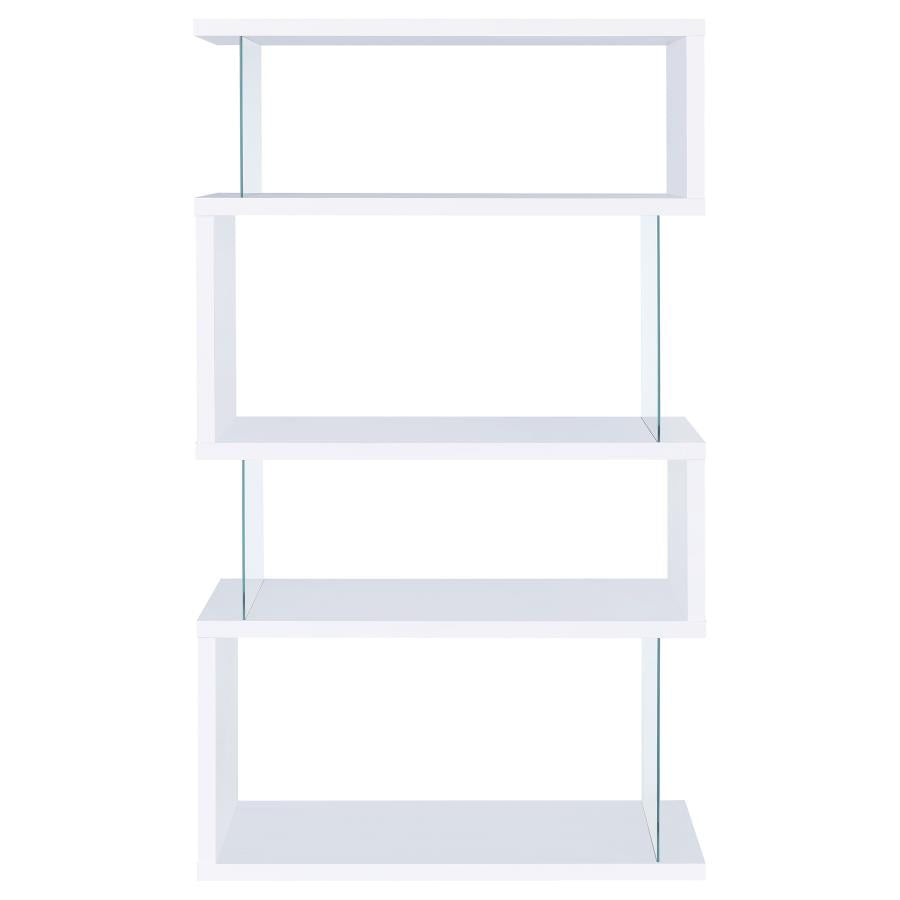 Emelle White Bookcase - MyWaynesHome #