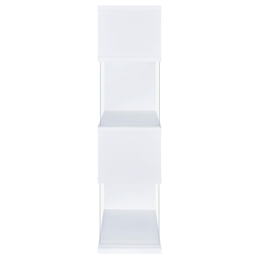 Emelle White Bookcase - MyWaynesHome #