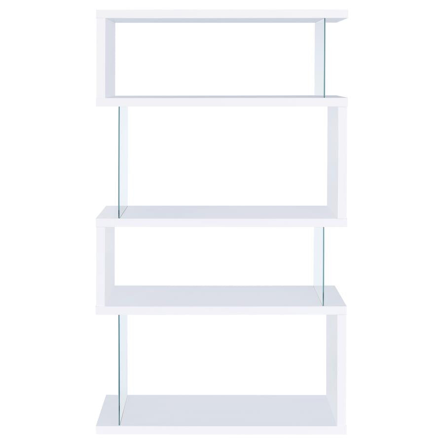 Emelle White Bookcase - MyWaynesHome #