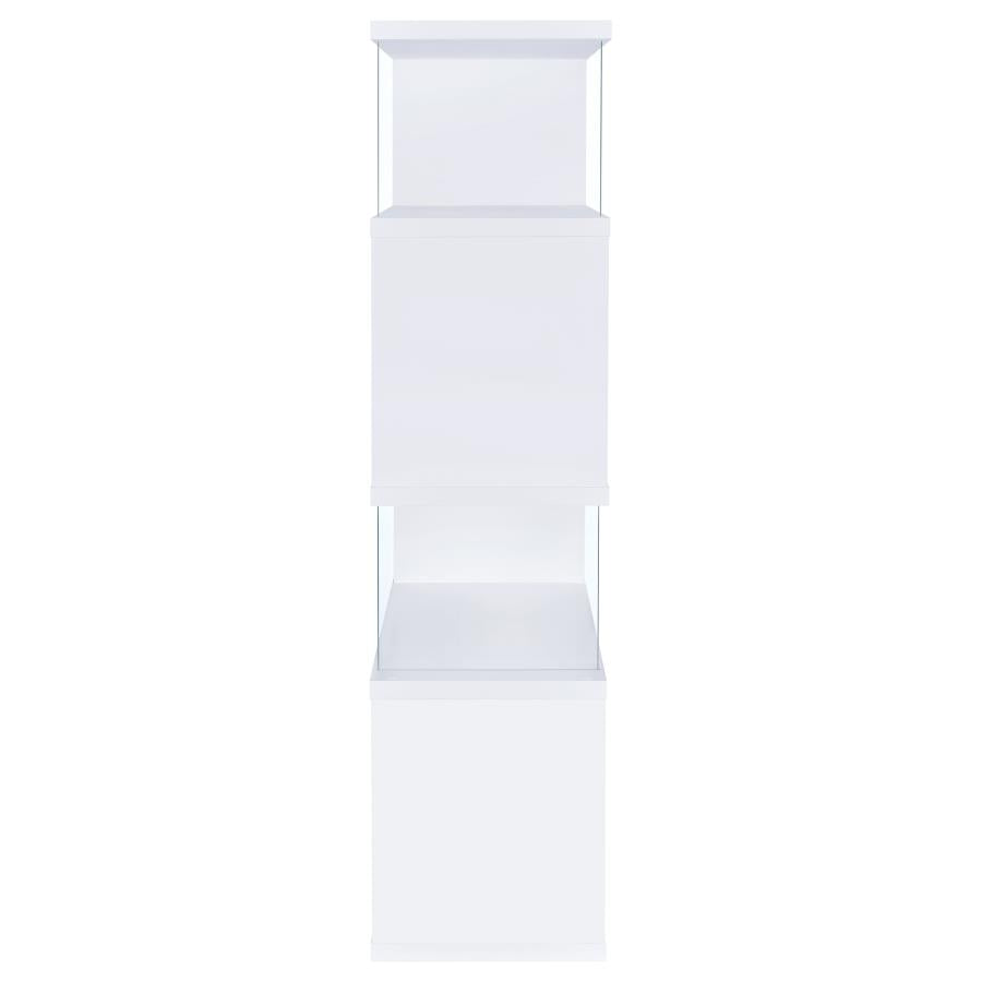Emelle White Bookcase - MyWaynesHome #