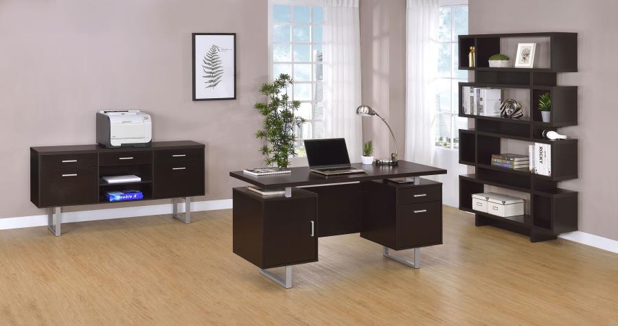 Reid Brown Bookcase - MyWaynesHome #