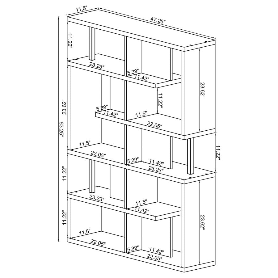 Hoover White Bookcase - MyWaynesHome #