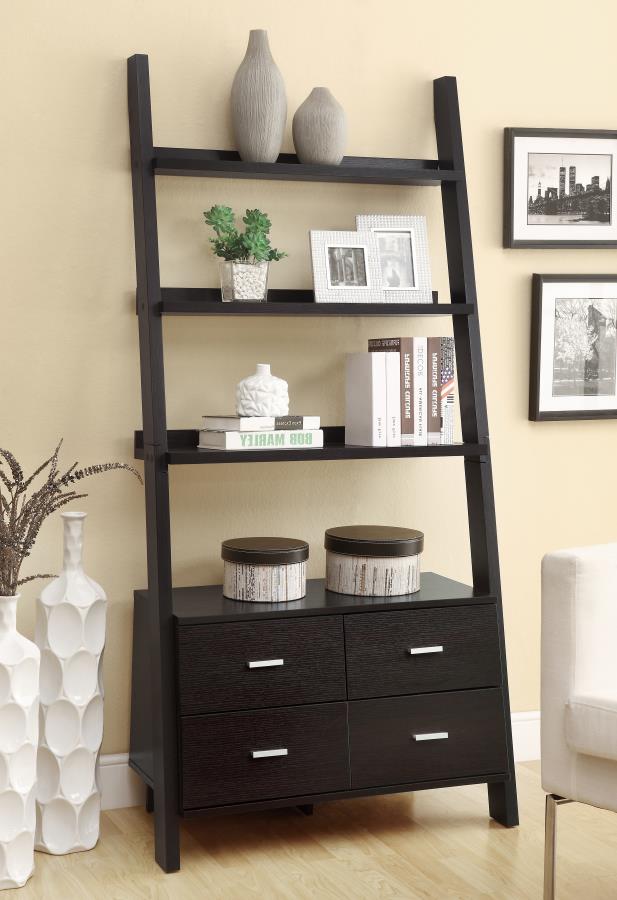 Colella Brown Bookcase - MyWaynesHome #