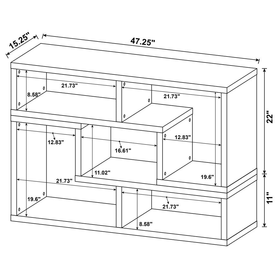 Velma Brown Bookcase / Tv Stand - MyWaynesHome #