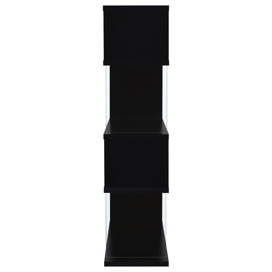 Emelle Black Bookcase - MyWaynesHome #