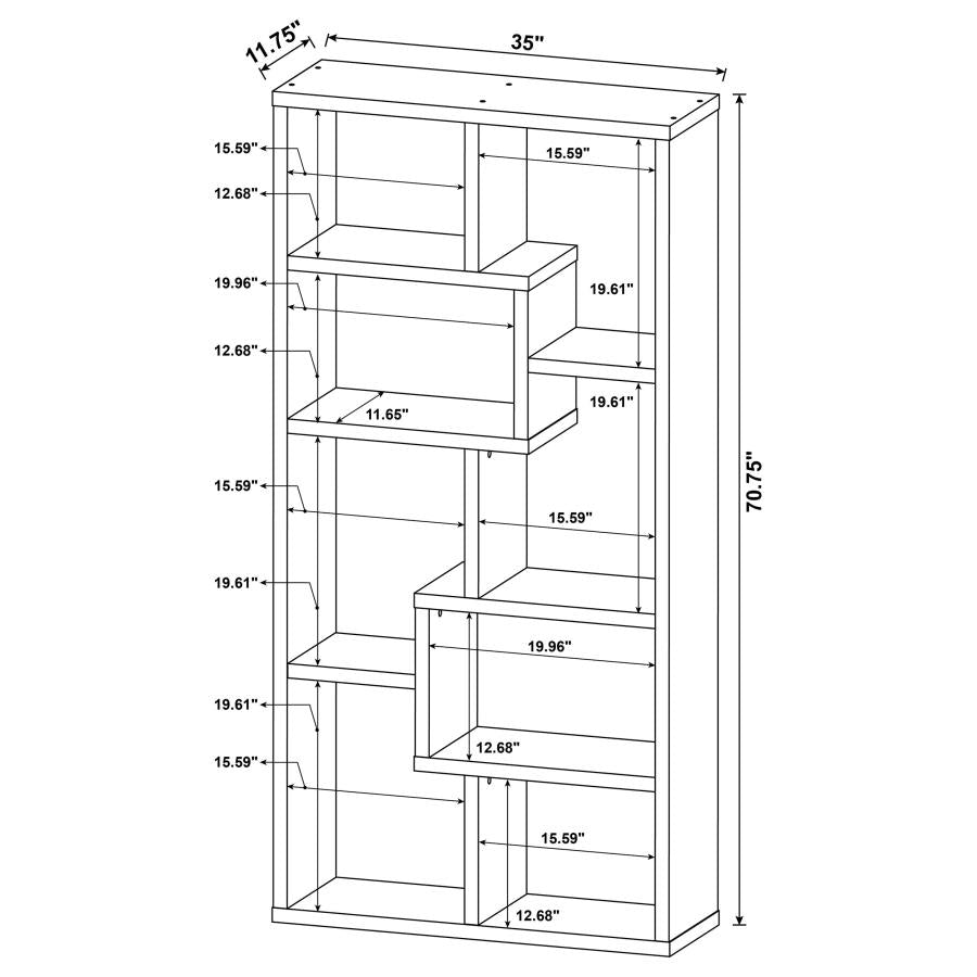 Theo Grey Bookcase - MyWaynesHome #