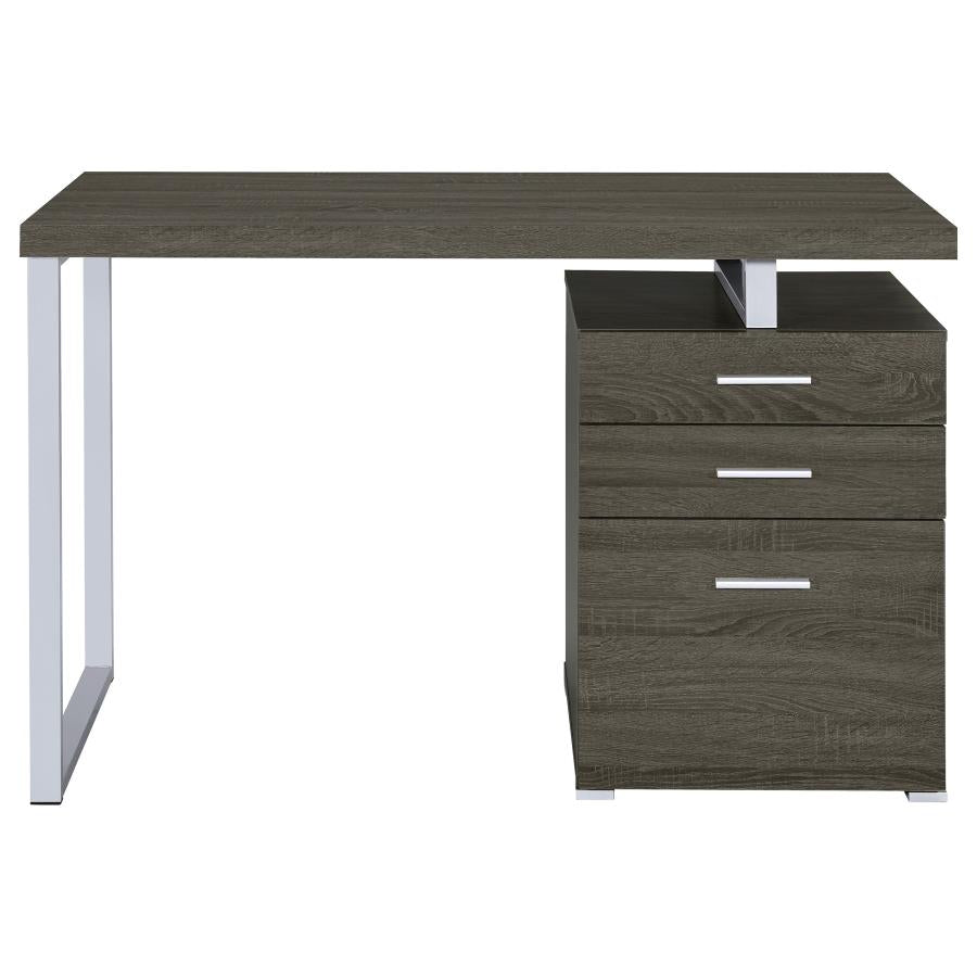 Brennan Grey Computer Desk - MyWaynesHome #