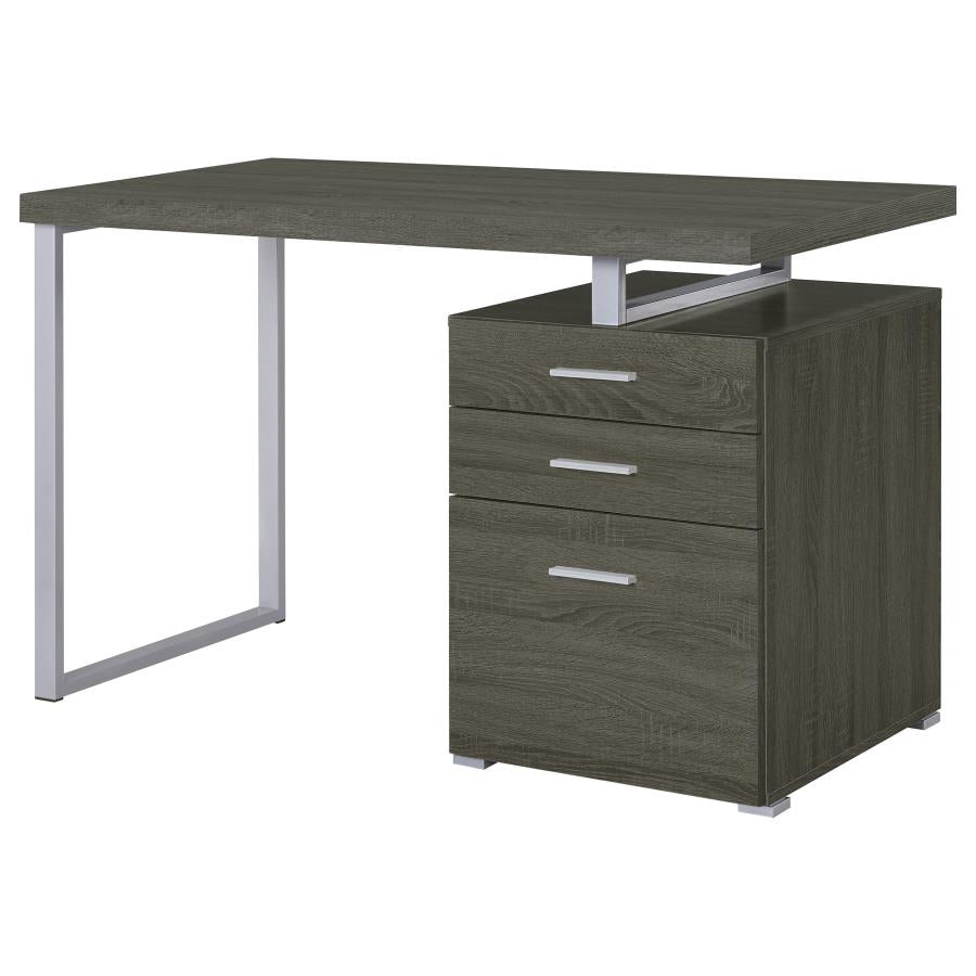 Brennan Grey Computer Desk - MyWaynesHome #