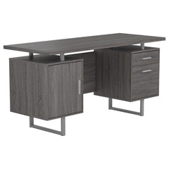 Lawtey Grey Computer Desk - MyWaynesHome #