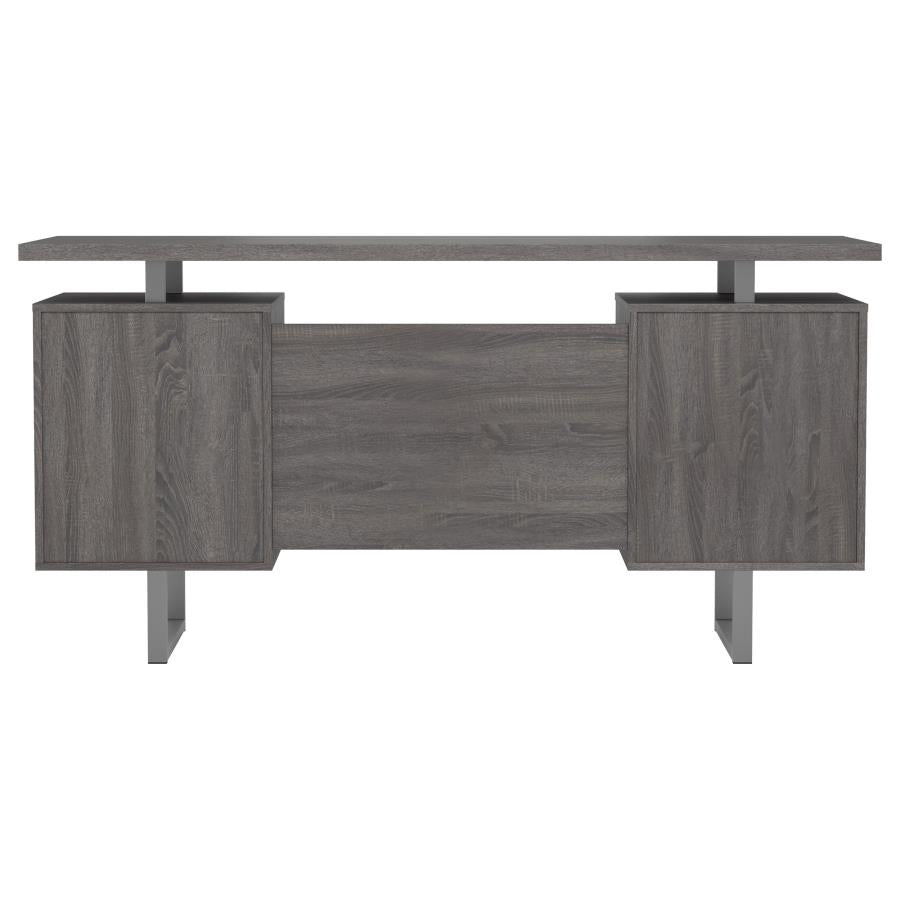 Lawtey Grey Computer Desk - MyWaynesHome #