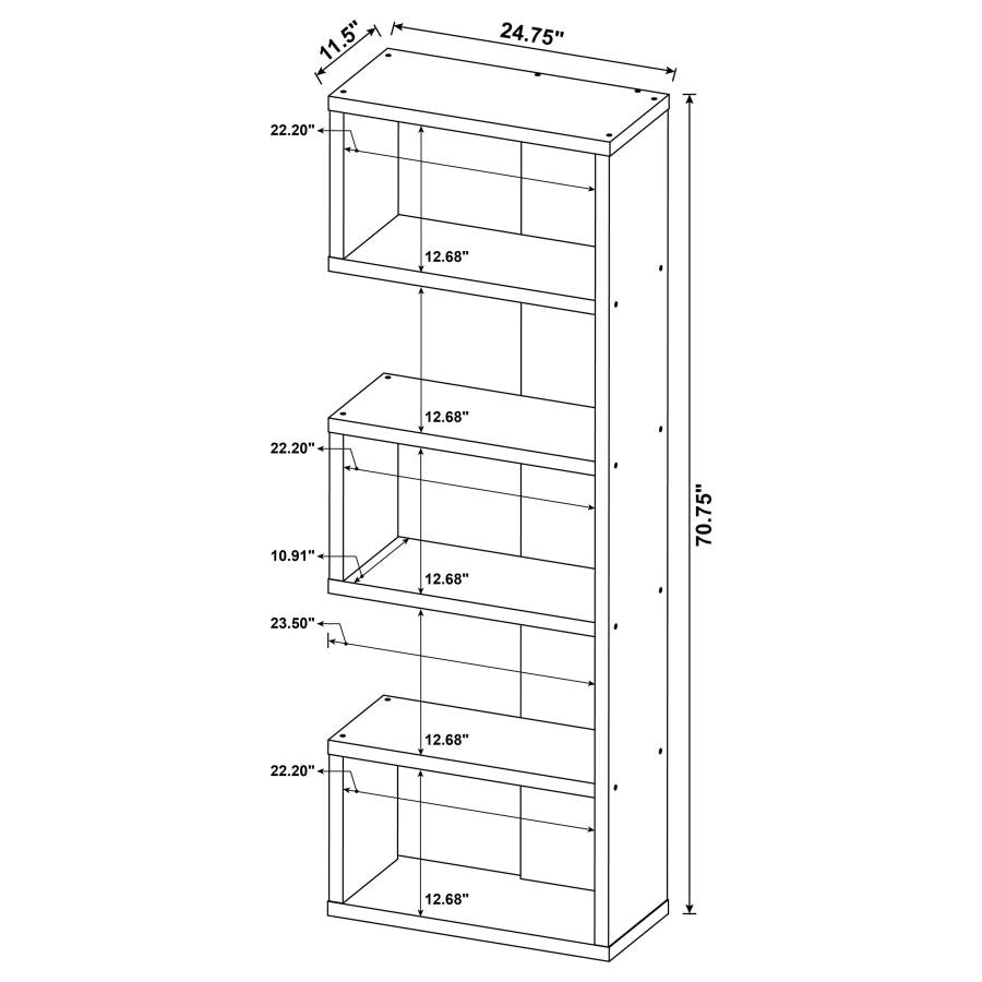 Joey Grey Bookcase - MyWaynesHome #