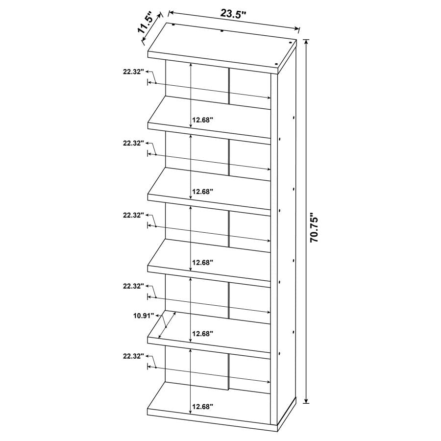 Harrison Grey Bookcase - MyWaynesHome #