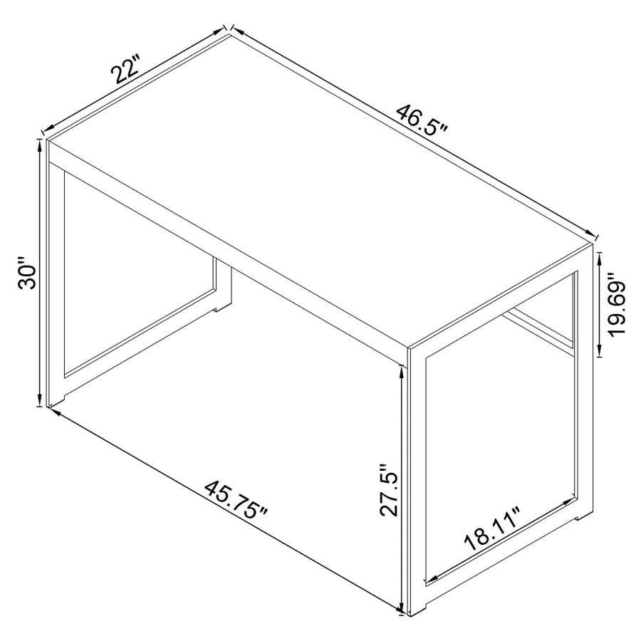 Estrella Brown Writing Desk - MyWaynesHome #