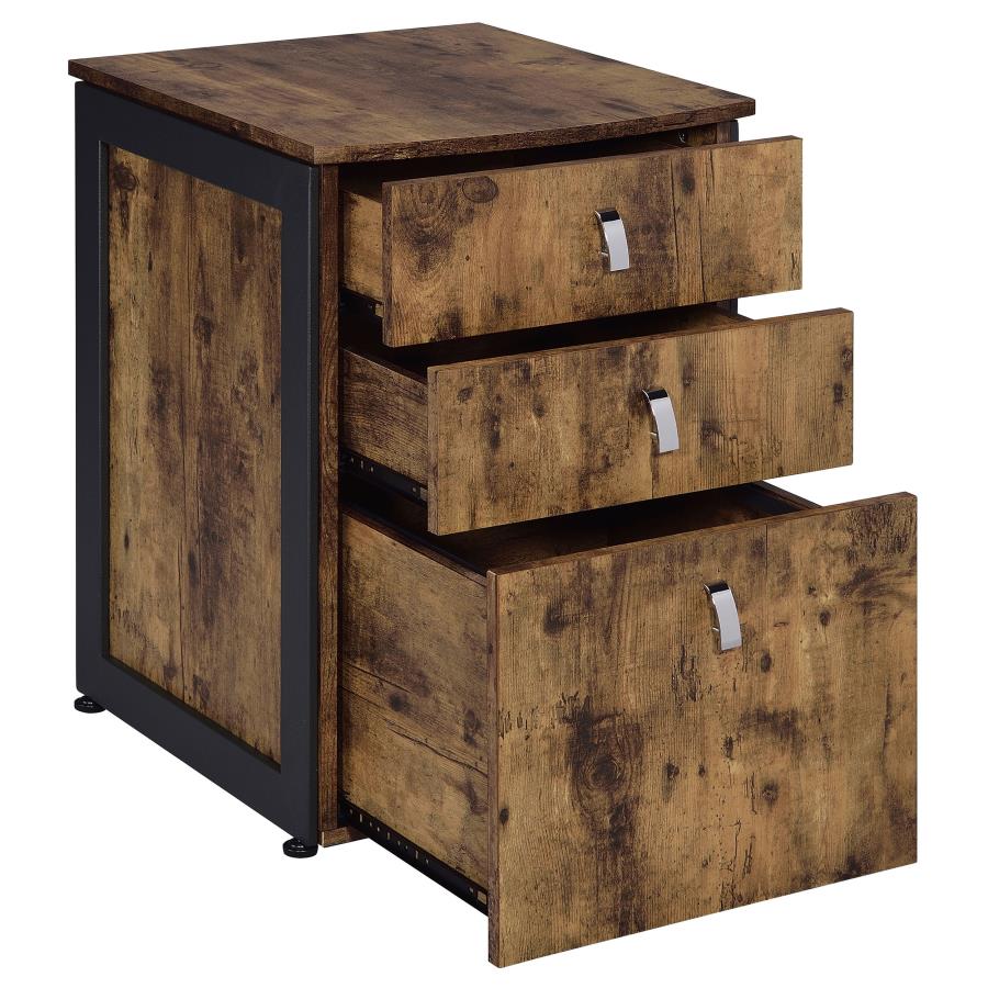 Estrella Brown File Cabinet - MyWaynesHome #