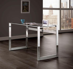 Hartford Silver Writing Desk - MyWaynesHome #