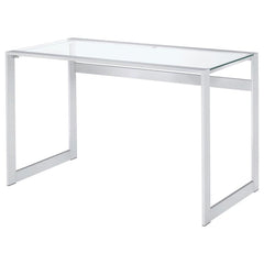 Hartford Silver Writing Desk - MyWaynesHome #