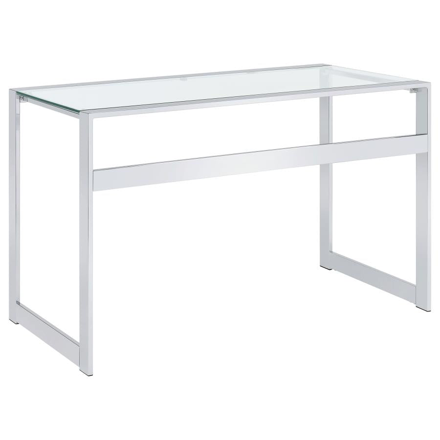 Hartford Silver Writing Desk - MyWaynesHome #