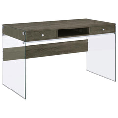 Dobrev Grey Writing Desk - MyWaynesHome #