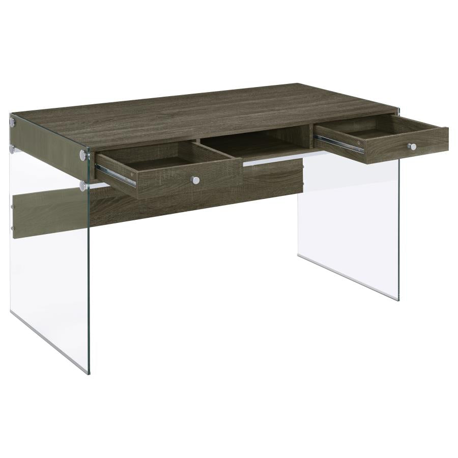 Dobrev Grey Writing Desk - MyWaynesHome #
