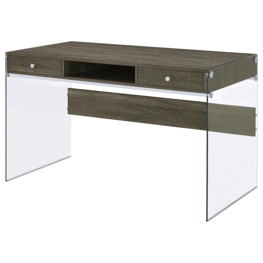 Dobrev Grey Writing Desk - MyWaynesHome #