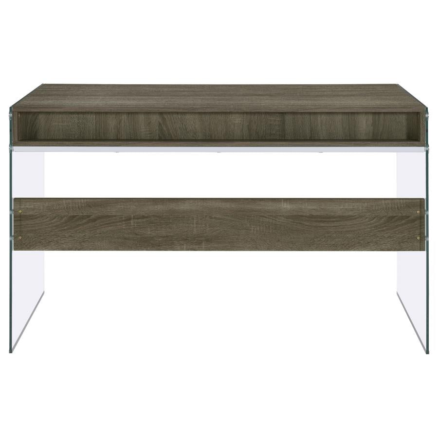 Dobrev Grey Writing Desk - MyWaynesHome #