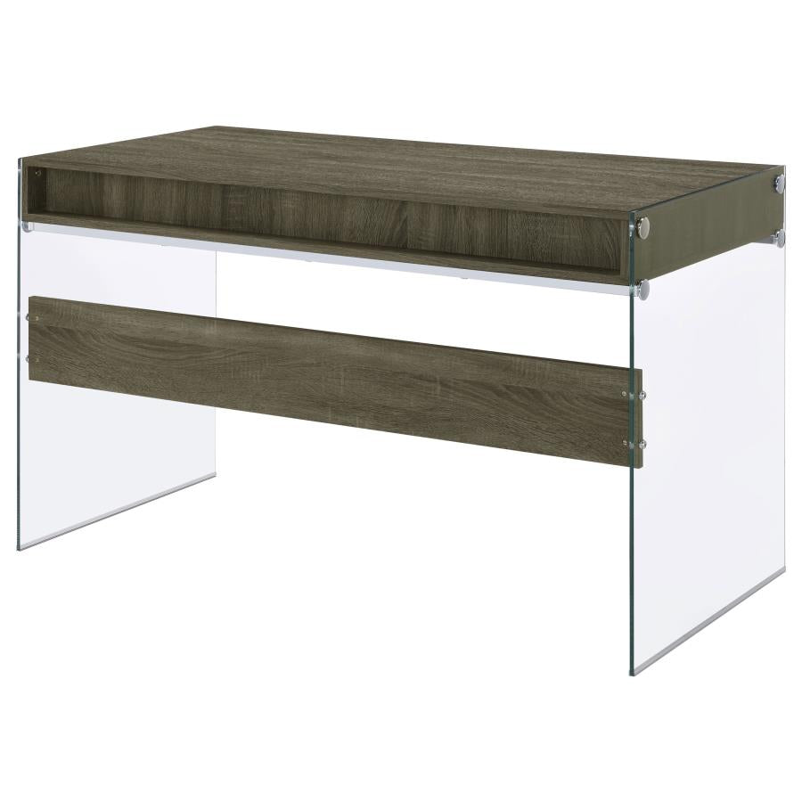 Dobrev Grey Writing Desk - MyWaynesHome #